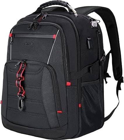 KROSER Large Men's Backpack, 17.3-18.4 Inches XXXL, Laptop Backpack with Pockets RFID Port and Waterproof Portable for Travel/University/Business/College/Men/Women Laptop Backpack on Amazon.ae - Price Tracker