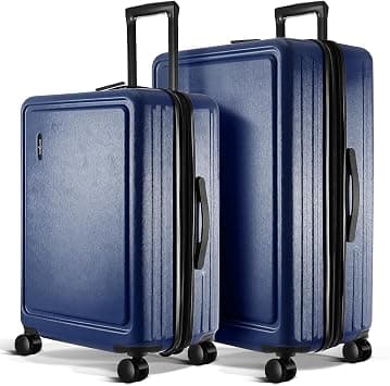 TRAVELARIM Non-Expandable, Navy, 2 Piece Set (24"/28"), 24 Inch and 28 Inch Luggage Set on Amazon - Best Deal Finder