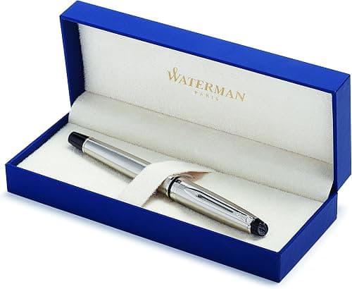 Waterman Expert Stainless Steel, Rollerball Pen With Fine Black Refill (S0952080) on Amazon.sa - Price Tracker
