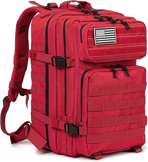 QT&QY 45L Military Tactical Backpacks Molle Army Assault Pack 3 Day Bug Out Survival Bag Hiking Treeking Rucksack على Amazon.ae - متتبع الأسعار