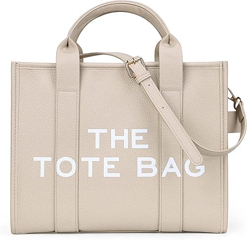 Bag for Women, Large PU Leather Capacity Tote Top-Handle Shoulder Crossbody Bags With Zipper Work Tote Messenger Bag for School Office Daily on Amazon.ae - Price Tracker