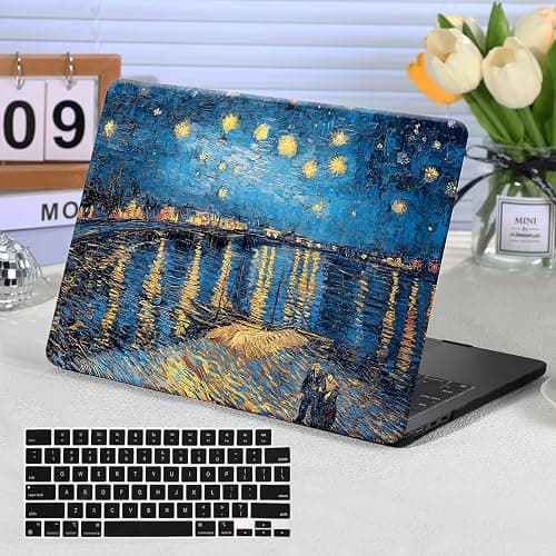 Funut Laptop Case for MacBook Air 13 inch 2021 2020 2019 2018 Release A2337 M1 A2179 A1932, Plastic Hard Shell Case Protective Cover for MacBook Air 13 with Touch ID, Starry Night on Amazon.ae - Price Tracker