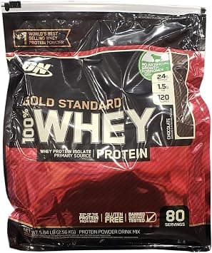 Optimum Nutrition 100 % Whey Chocolate Gold Standrad, 5.64 Pound on Amazon - Best Deal Finder