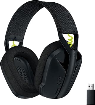 Logitech G435 LIGHTSPEED Wireless Bluetooth Gaming Headset - Lightweight, built-in mics, 18h battery, compatible with Dolby Atmos, PC, PS4, PS5, Nintendo Switch, Mobile - Black on Amazon - Best Deal Finder