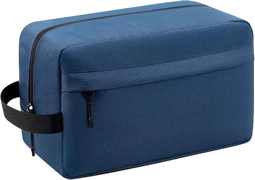 Vorspack Water Resistant Travel Toiletry Bag for Men - Large & Navy Blue on Amazon - Best Deal Finder