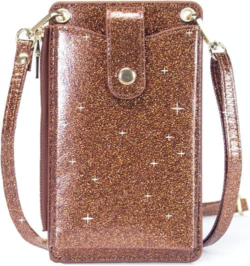 Womens Cellphone Crossbody Bag Small Light Leather Shoulder Purse Handbag Card Wallet Lanyard Case Girls Satchel Pouch on Amazon.ae - Price Tracker