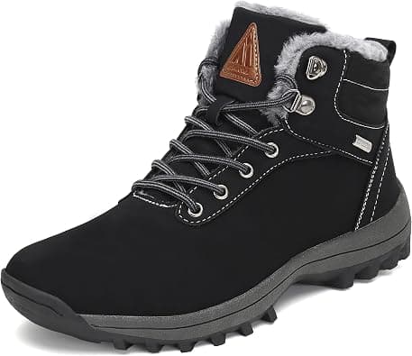 Mishansha Damen Herren Winterschuhe Warm Gefüttert Winterstiefel Wasserdicht Trekking Wanderschuhe Gr.36-48 on Amazon.ae - Price Tracker