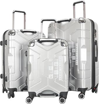 STARGOLD Trolley Luggage Set of 3 PCS Suitcase Bag TPC Hardside 360 Rotating Wheels And Lockable System Travel Luggage TPC42 on Amazon.ae - Price Tracker