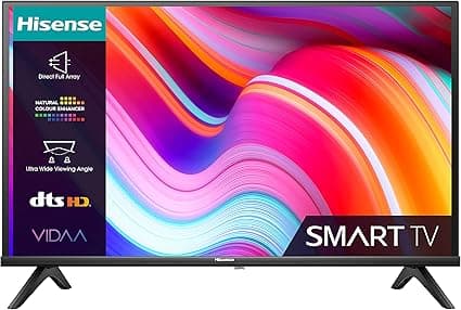 Hisense 40 Inch FHD VIDAA Smart TV 40A4KTUK - Natural Enhancer, HDMI, Share to TV, and Youtube, Freeview Play, Netflix and Disney+ (2023 Model) on Amazon.ae - Price Tracker