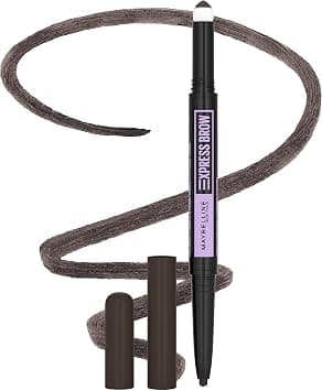 Maybelline Express Brow 2-In-1 Pencil and Powder Eyebrow Makeup, Black Brown, 1 Count on Amazon - Best Deal Finder