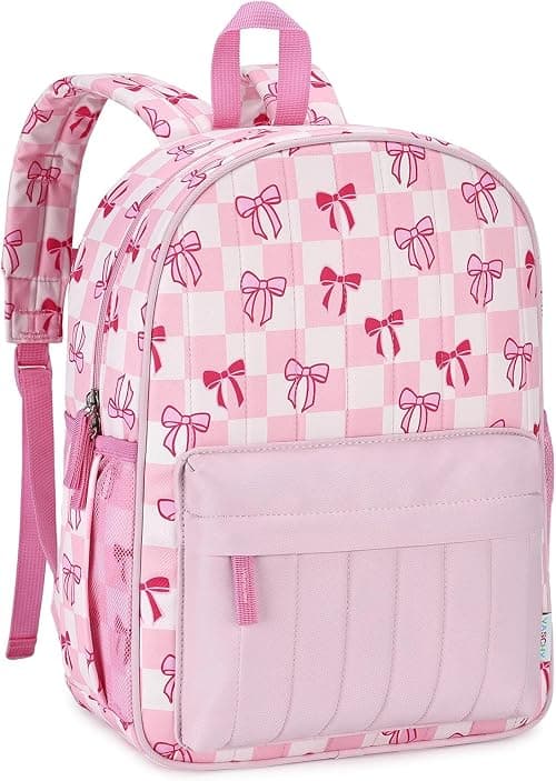 School Bag for Kid, Vaschy Lightweight Quilted Color-blocked Kids Backpack for Kindergarten Children Two Size on Amazon.ae - Price Tracker