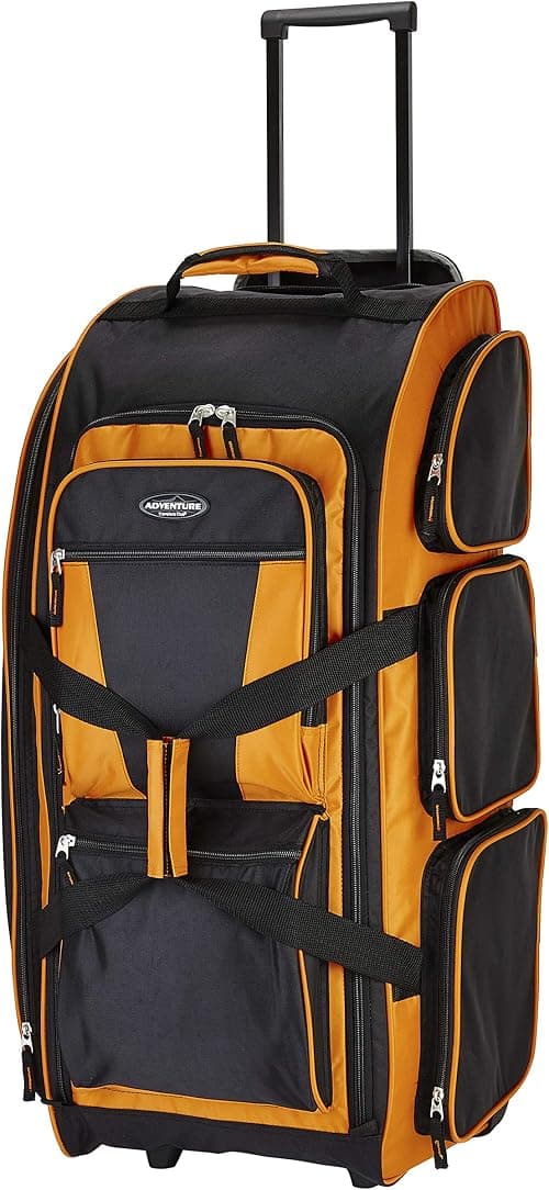 Travelers Club Xpedition 30 Inch Rolling Multi-Pocket Upright Duffel on Amazon.ae - Price Tracker