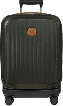Bric's Taormina Spinner Carry-On Suitcase, Lightweight Expandable Hard Shell Luggage with Smooth 360° Wheels and TSA Lock, olive green, Einheitsgröße on Amazon - Best Deal Finder