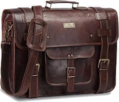 HULSH Full Grain Leather messenger bag for men Leather laptop bag for men, Genuine Leather satchel briefcase computer bag - Amazon.ae Price Tracker