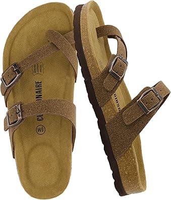 Women's Cushionaire, Luna Low Heel Slide Sandals Black 6.5 M on Amazon.ae - Price Tracker