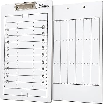Murray Sporting Goods Dry Erase Coaches Clipboard | Double-Sided Dry Erase White Board on Amazon.ae - Price Tracker