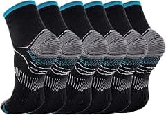 Compression Socks for Women & Men Upgraded Sport Plantar Fasciitis Arch Support Low Cut Compression Foot Socks Best for Athletic Sports, Running, Travel, Pregnancy (3 Pairs) - Amazon.sa Price Tracker