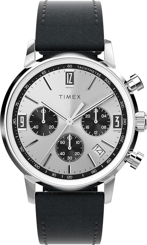 Timex Men's Marlin 40mm Watch - Black Strap Black Dial Stainless Steel Case on Amazon.ae - Price Tracker