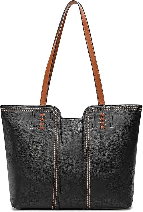 KASTWAVE Tote Bag for Women Top Handle Satchel Purse Oversized Shoulder Handbag Hobo Bags on Amazon.ae - Price Tracker