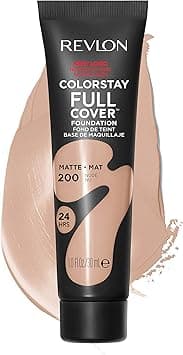 Revlon Liquid Foundation by, ColorStay Face Makeup for Normal and Dry Skin, Longwear Full Coverage with Matte Finish, Oil Free, 200 Nude, 1.0 Oz on Amazon.ae - Price Tracker