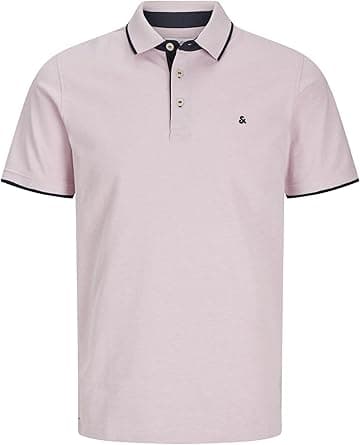 Jack & Jones Mens Jjebasic Plain Polo Shirt SS Noos Regular Fit Polo-Shirt (pack of 1) on Amazon.ae - Price Tracker