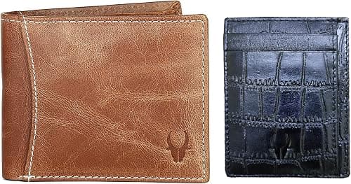 WildHorn® RFID Protected Genuine Leather Wallet for Men's على Amazon.ae - متتبع الأسعار