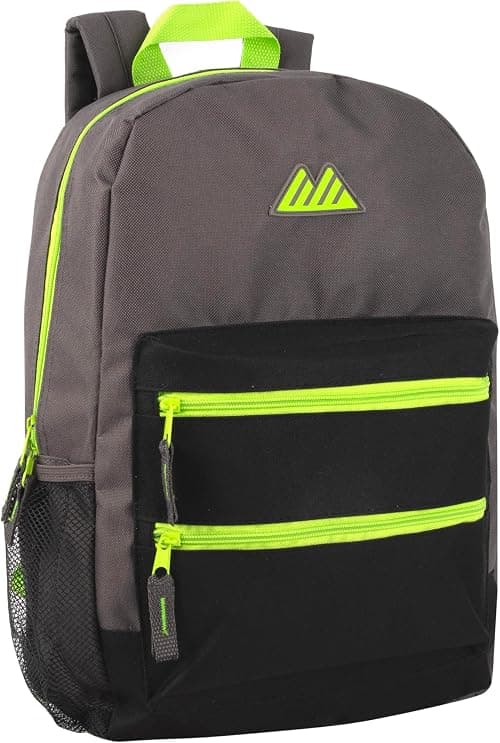 Colorful Big Backpack for School Kids, Multi Pocket Backpack for Elementary, Middle School Girls, Boys with Padded Straps على Amazon.ae - متتبع الأسعار
