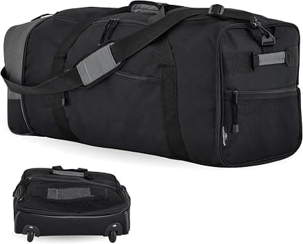 Travelers Club 32" Midgard Expandable Rolling Travel Bag, Black على أمازون - دليلك لأفضل العروض