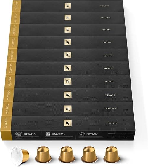 Nespresso Volutto Original Line Capsules Pack of 10 (100 Capsules) on Amazon - Best Deal Finder