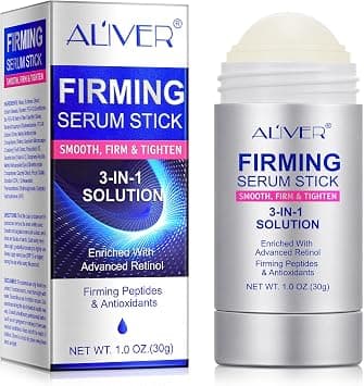 Retinol Firming Serum Stick 30g, 3 in 1 Smooth Tightening and Firming Skin, Reduce Wrinkles, Nourishing Anti-Aging Repair Cream, Suitable for All Skin Types, Advanced Retinol Facial Stick. على Amazon.ae - متتبع الأسعار