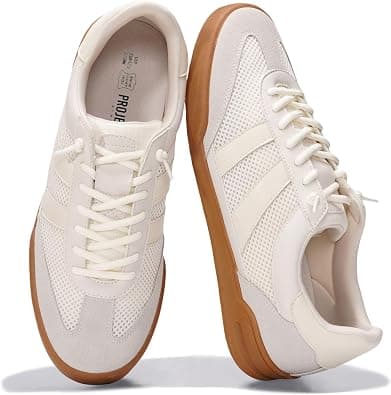 Project Cloud Shoes for Men - 100% Genuine Leather Mens Casual Shoes Memory Foam Insole Sneakers - Non Slip Outsole Dress Sneakers Men (HIS VERDY) on Amazon.ae - Price Tracker