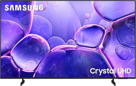 Samsung 55 Inch Crystal UHD TV, U8000F, 4K, Crystal Processor 4K, MetalStream Design, Samsung Knox Security, Endless Free Content, Smart TV, UA55U8000FUXZN (2025 - UAE Version) on Amazon.ae - Price Tracker