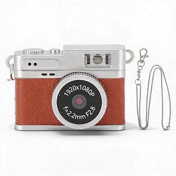 Dpofirs Retro Vintage Digital Camera 1080P FHD | 128GB Memory LED Light 6 Filters Type C Portable for Kids Adults Travel Vlog on Amazon.ae - Price Tracker