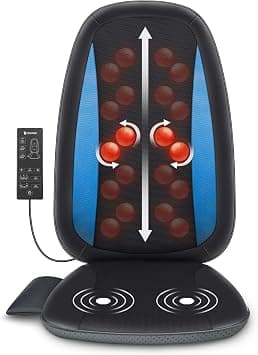 Comfier Shiatsu Back Massager with Heat -Deep Tissue Kneading Massage Chair, Massage Chair for Full Back, Chair Massager for Home or Office Chair use,Gifts for Women,Men on Amazon.ae - Price Tracker