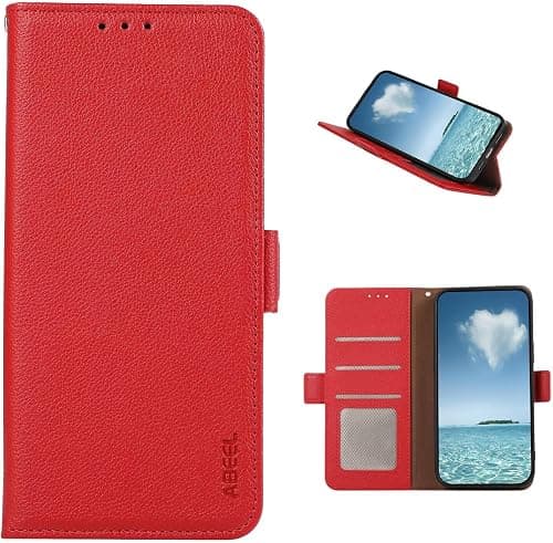 COQUE Case for Motorola Moto G77 5G Phone case (RFID),Anti-Theft brush,Side Buckle,lychee Pattern Card Slot Wallet-Red on Amazon.ae - Price Tracker