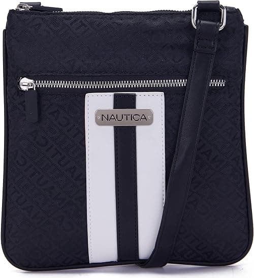 Nautica womens Lakeside Signature Jaquard North South Crossbody Bag Cross Body (pack of 1) on Amazon.ae - Price Tracker