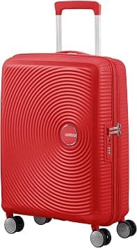 American Tourister Soundbox - Spinner S Expandable Carry-On Luggage, 55 cm, 41 L, Red (Coral Red) on Amazon - Best Deal Finder
