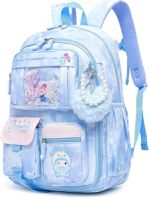 Lovely Girls Backpack School Bag for Students Kids Book Bag with Multiple Pockets Splash-proof Children's Backpack on Amazon.ae - Price Tracker