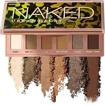 URBAN DECAY Naked Foxy Mini, Olive Neutral Eyeshadow Palette, Matte, Metallic, Shimmer & Glitter Finish, 6 Gold & Taupe Eye Shadows, Travel Friendly Size, Vegan, Cruelty-free on Amazon.ae - Price Tracker