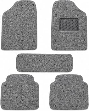 5PCS Premium Noodle Grass PVC Mats – All Weather Front, Rear & Center Mats, Heavy Duty Anti-Slip Automotive Floor Mats, Waterproof Car Interior Protection (Grey) on Amazon.ae - Price Tracker