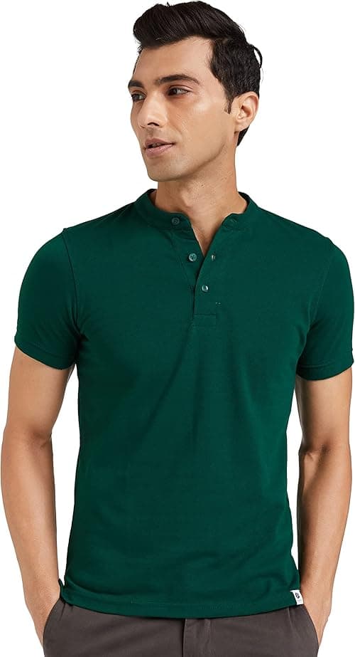 Amazon Brand - Symbol Men's Solid Regular Polo Shirt (Aw19mcpo) on Amazon.ae - Price Tracker
