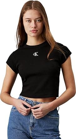 Calvin Klein Jeans Womens S/S T-Shirt Classic on Amazon.ae - Price Tracker