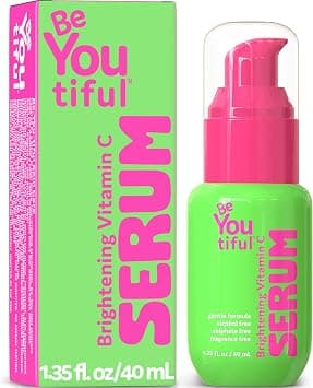 BeYOUtiful Vitamin C Face Serum, Preppy Skin Care for Teens, Tweens, and Kids, Acne Treatment for Girls and Boys, Brightening Moisturizer, 1.35 fl oz. on Amazon.ae - Price Tracker