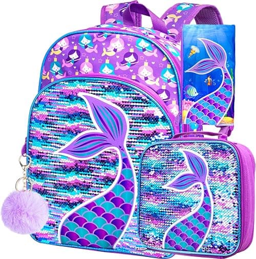 Kids Backpack for Girls, Unicorn Toddler Prechool Bookbag and Lunch Box on Amazon.ae - Price Tracker