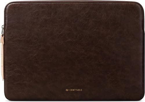 Comfyable Slim Protective Laptop Sleeve Compatible with 13/13.3/14 Inch MacBook Air & MacBook Pro, Mac Travel Case, Laptop Pouch, Slim PU Leather Cover M5/M4/M3/M2/M1 2025-2021, Briarwood on Amazon.ae - Price Tracker