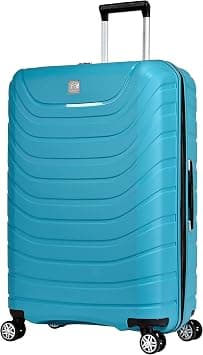 Eminent Suitcase Hard Shell Luggage Lightweight Polypropylene Quiet Double Wheels TSA Lock B0011 (Checked Luggage 28-Inch, Light Blue) on Amazon - Best Deal Finder