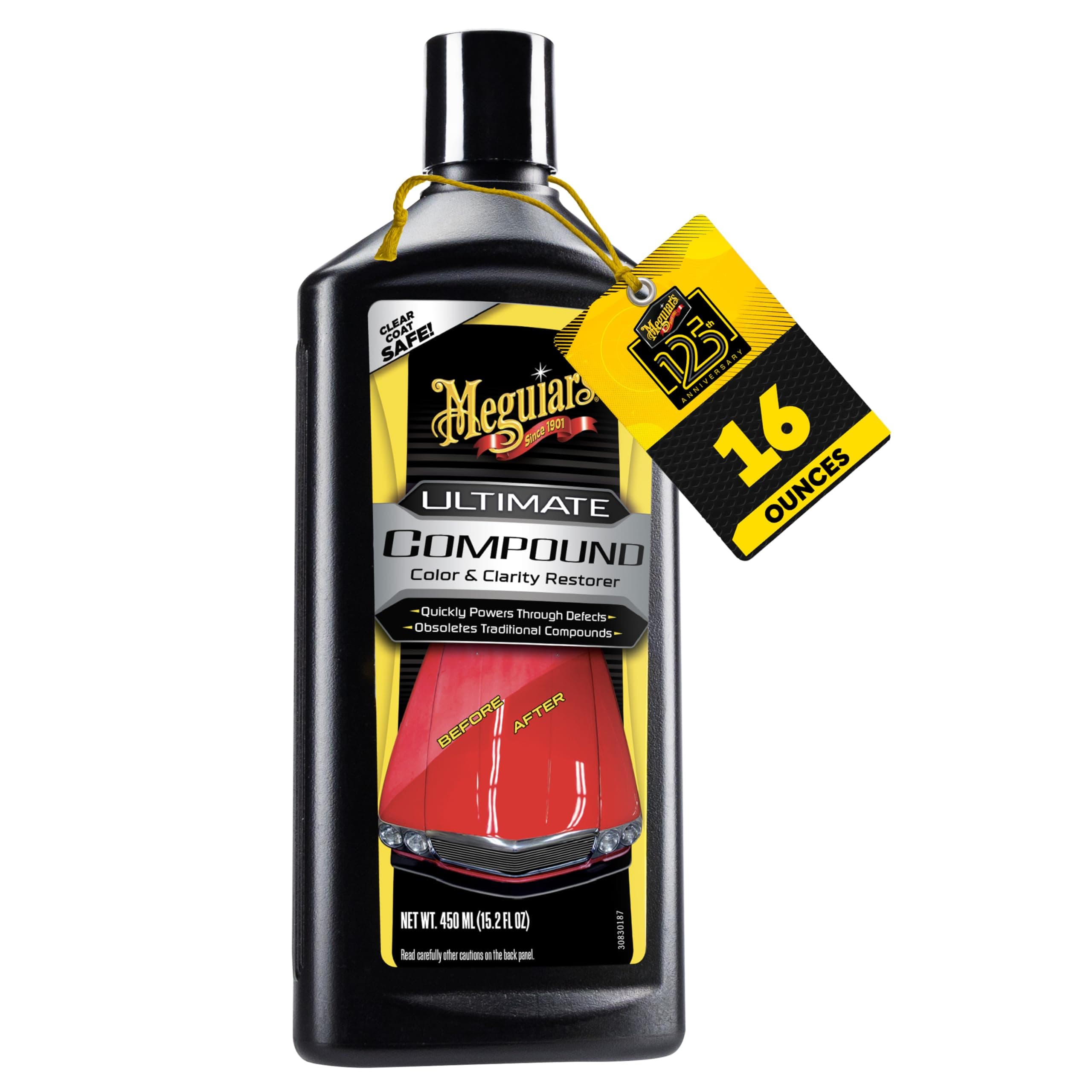 Meguiar's Ultimate Car Compound | Removes swirl marks & scratches with restoring color & clarity | 450ml (pack of 1) on Amazon.ae - Price Tracker
