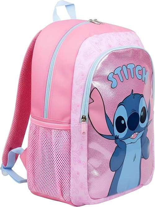 Disney Stitch School Bag Backpack for Boys & Girls 2 Compartment Travel Rucksack for Kids Adjustable Shoulder straps and Mesh Pocket on Amazon.ae - Price Tracker