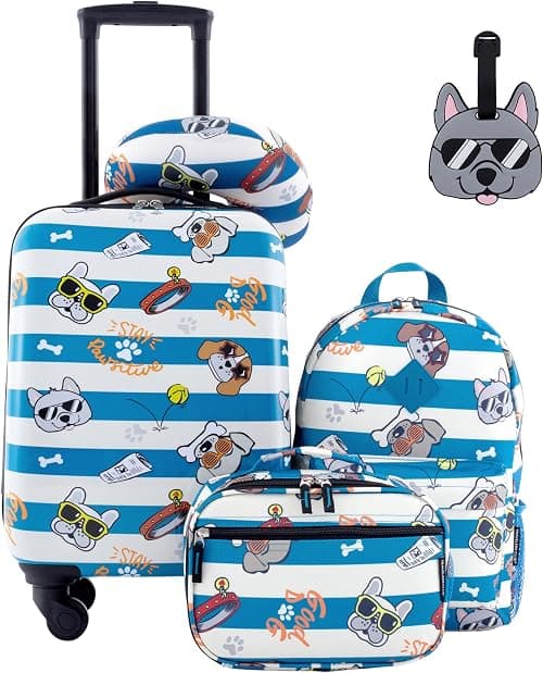 Travelers Club Unisex Kid's 5 Piece Luggage Travel Set on Amazon.ae - Price Tracker