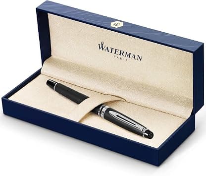 WATERMANEXPERT ROLLERBALL PEN MATTE BLACK WITH CHROME TRIM 9323 Medium on Amazon.sa - Price Tracker